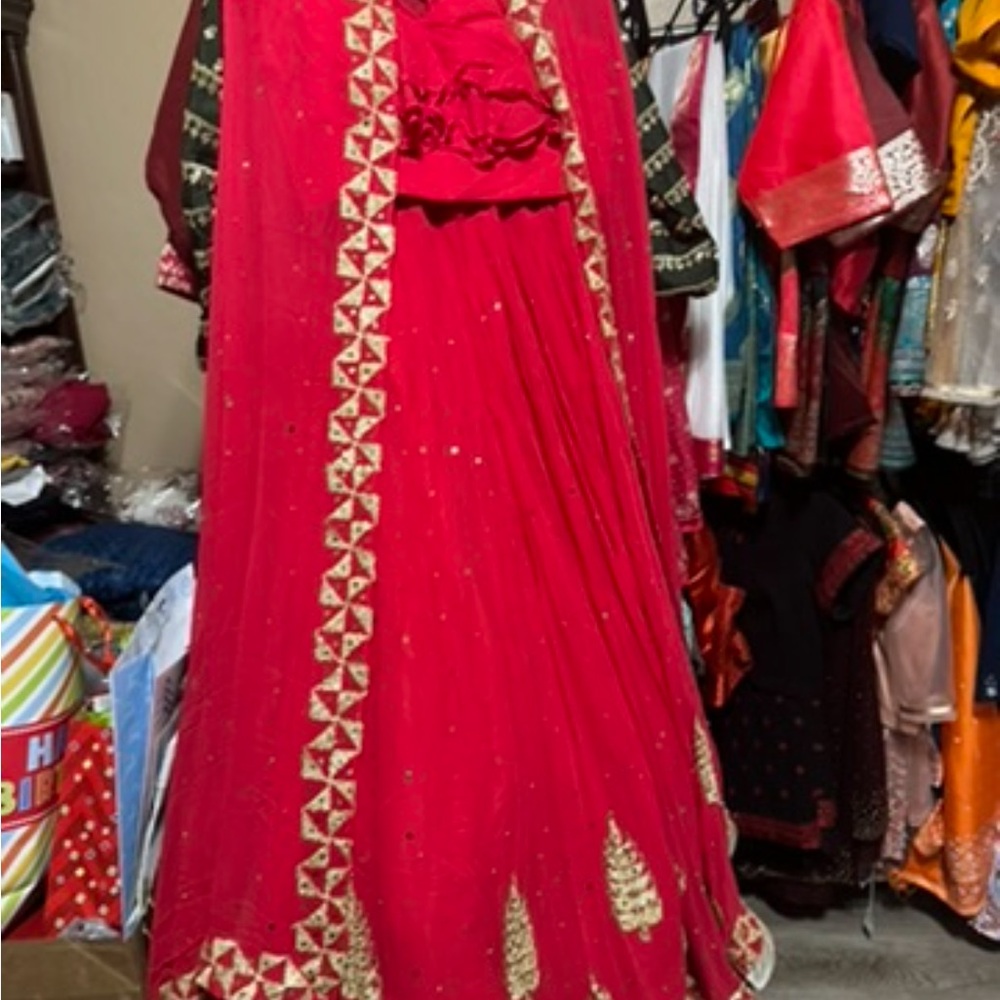 Pink lehenga - Picture 4 of 4